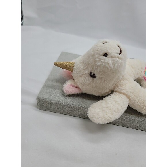 Spark Create Imagine Unicorn Plush Baby Rattle Lovey Toy Nursery Stuffed Animal - Picture 14 of 16